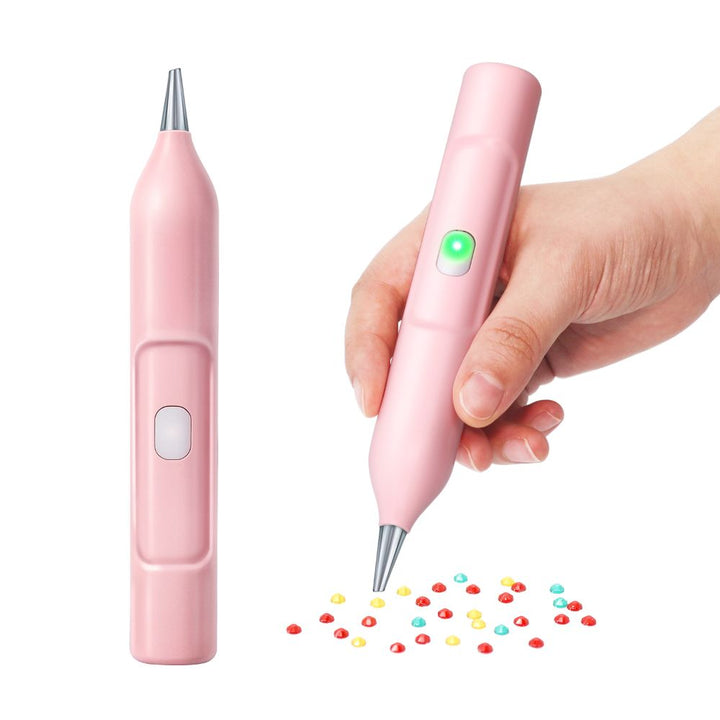 DazzleDot - Caneta de Pintura Eléctrica Com Diamantes 6 Cores