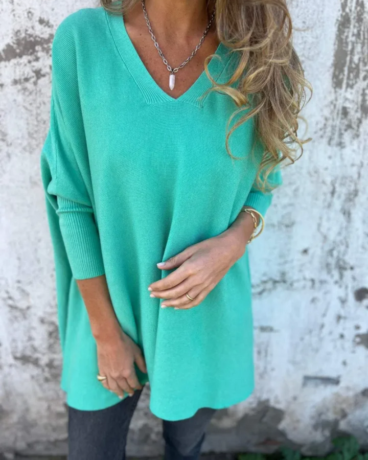Cathryn - Top de Malha Estilo Boho