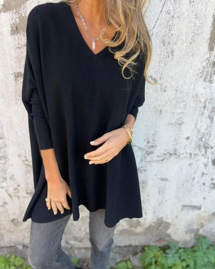 Cathryn - Top de Malha Estilo Boho