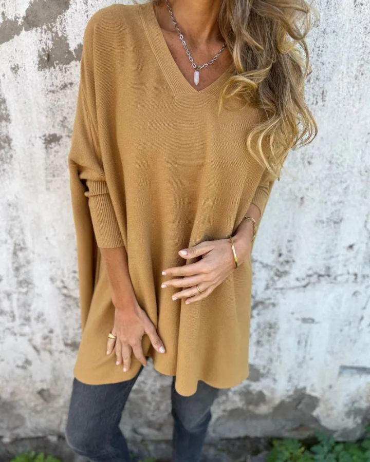 Cathryn - Top de Malha Estilo Boho