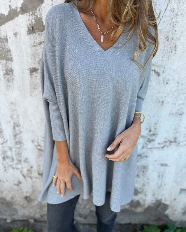 Cathryn - Top de Malha Estilo Boho