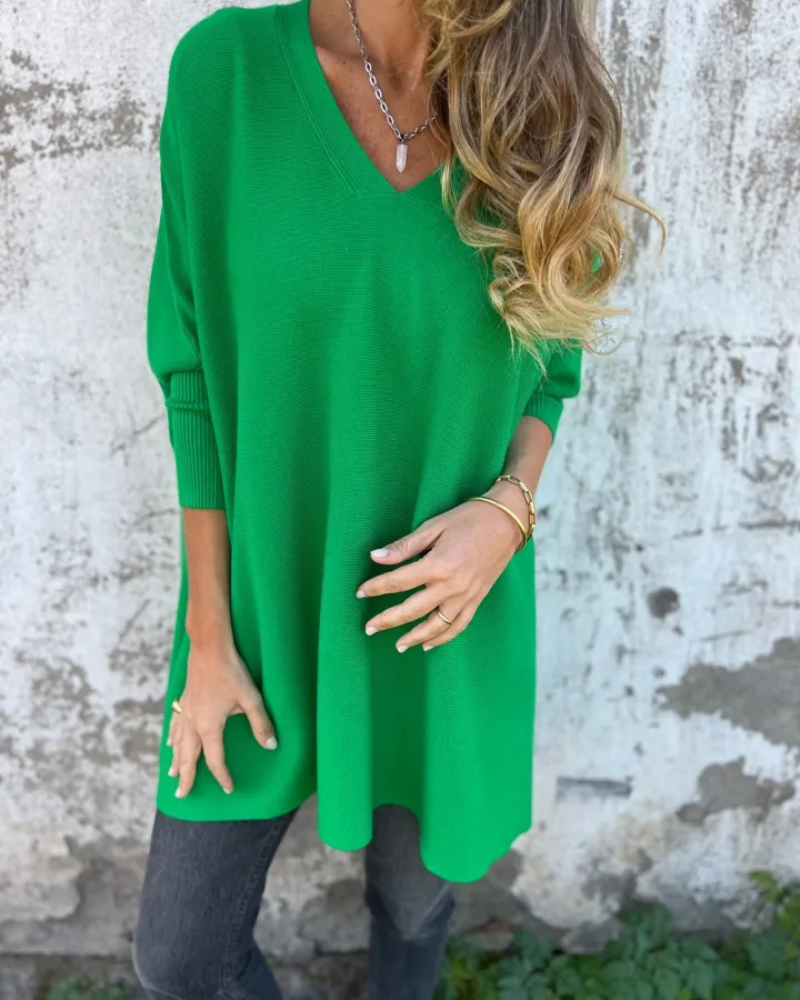 Cathryn - Top de Malha Estilo Boho