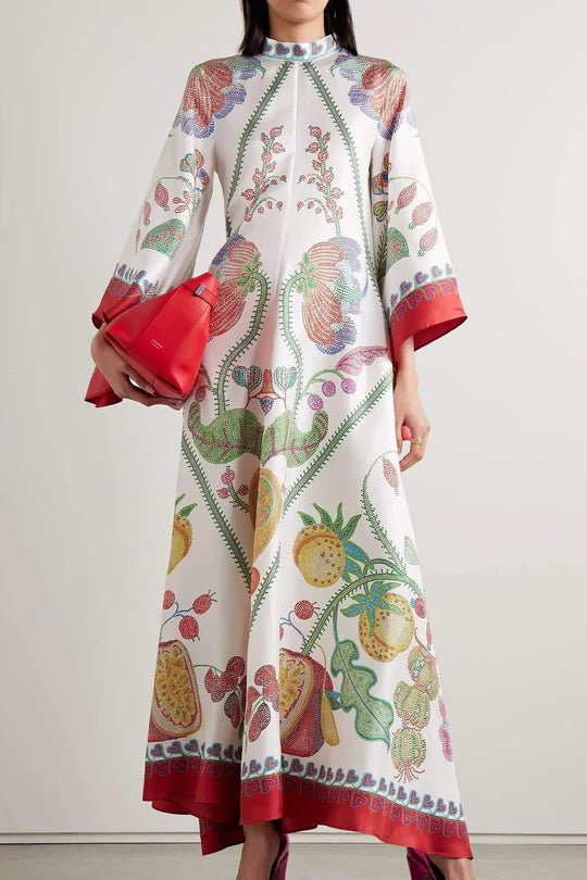 Elica - Vestido Maxi Estampado