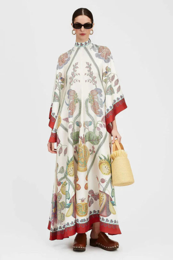Elica - Vestido Maxi Estampado