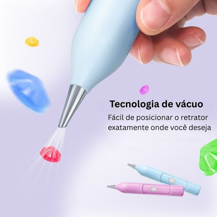 DazzleDot - Caneta de Pintura Eléctrica Com Diamantes 6 Cores