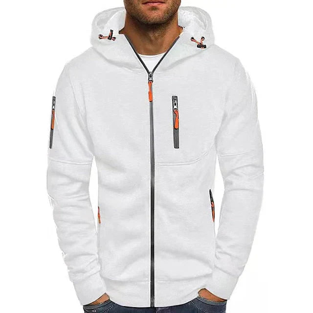 Clark – Casaco com Capuz e Fecho de Correr