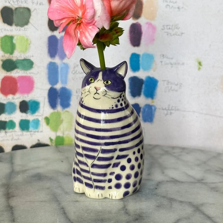 CatCraze - Coleção de Vasos Pintados à mão com Motivos Felinos