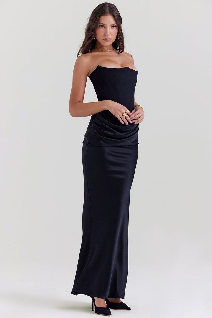 Alanis - Vestido Maxi Com Ombros à Vista