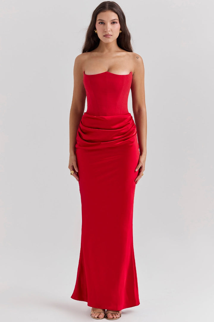 Alanis - Vestido Maxi Com Ombros à Vista