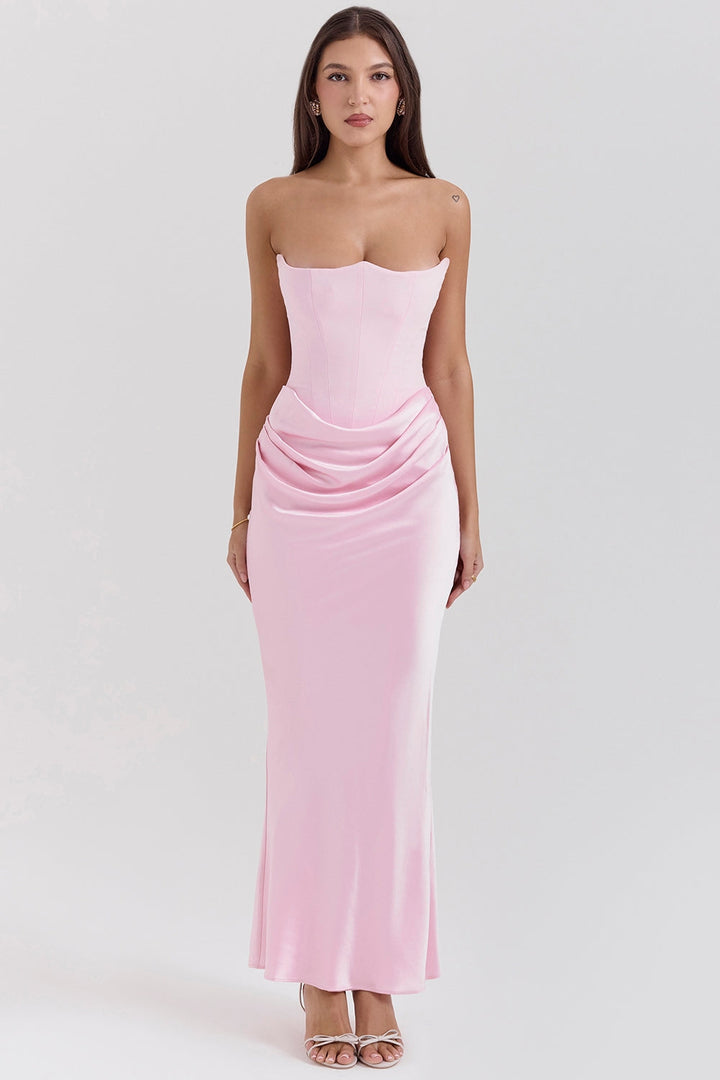 Alanis - Vestido Maxi Com Ombros à Vista